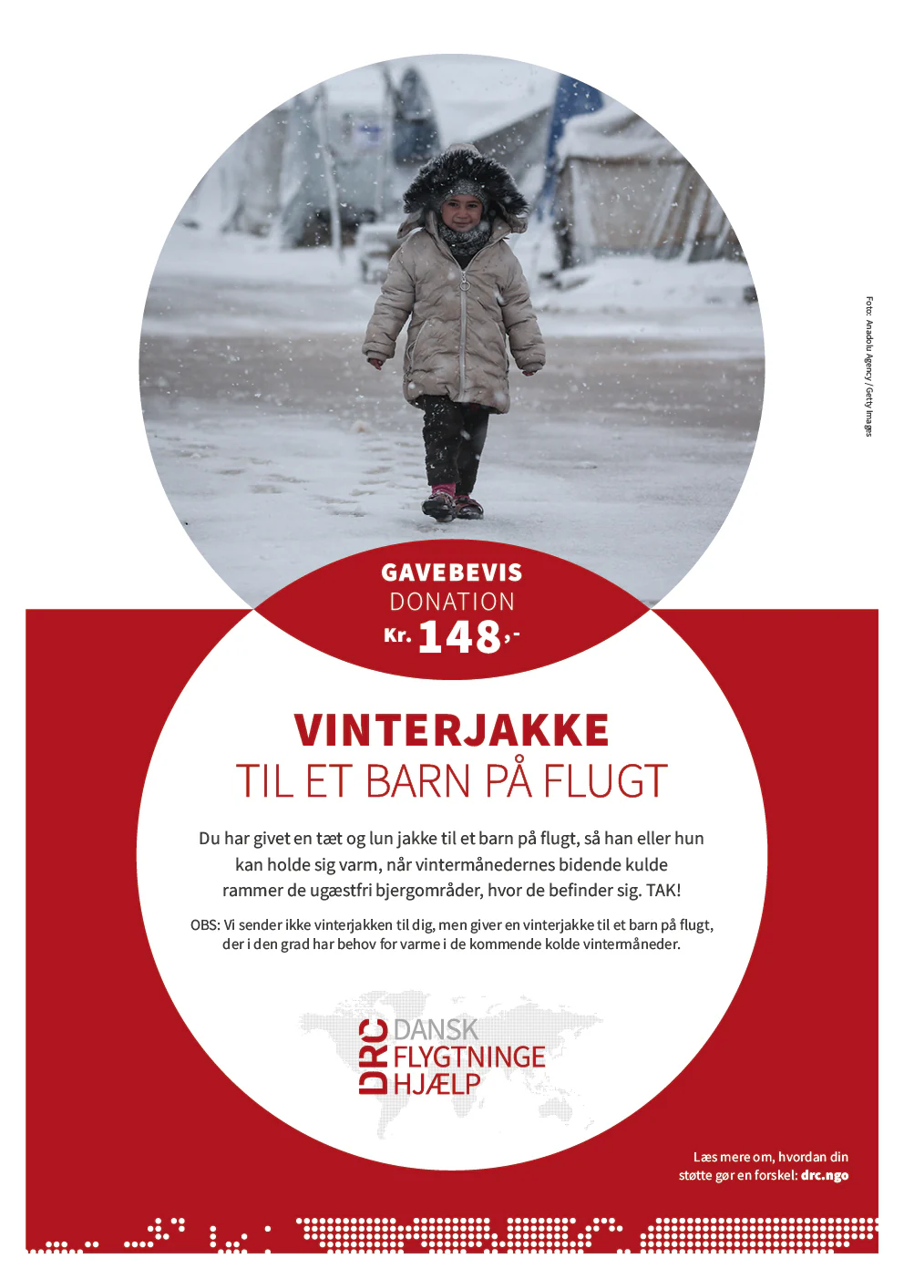 Giv en vinterjakke til et barn på flugt - Image 3